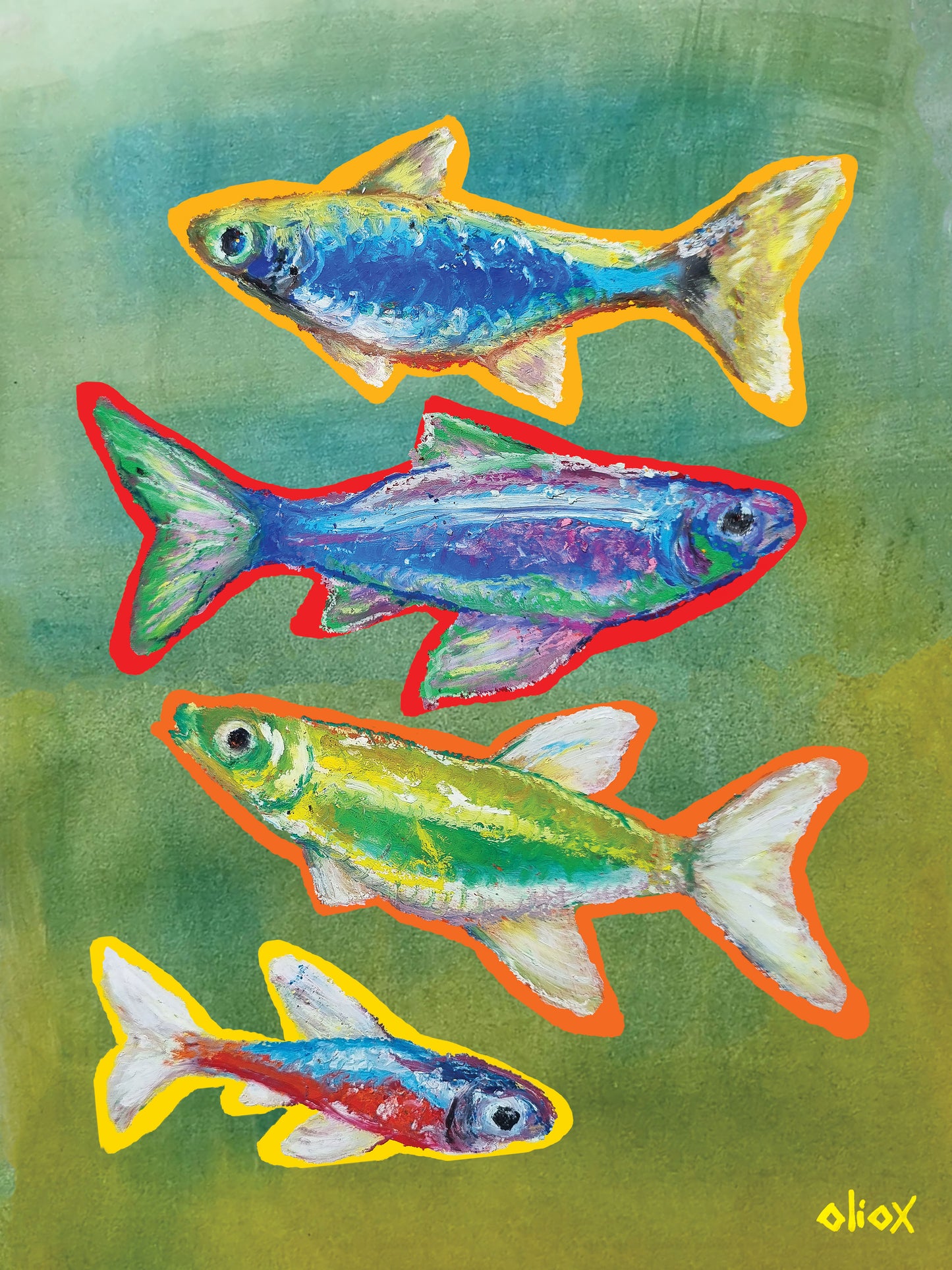Tetra Fish Fine Art Print
