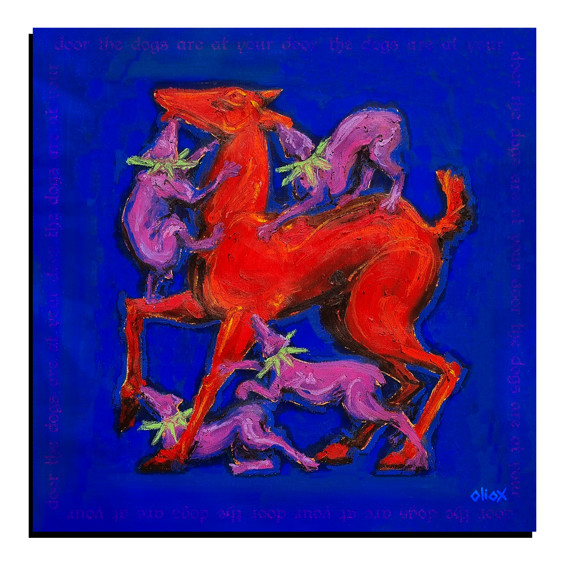 Dogs Are At Your Door Art Print