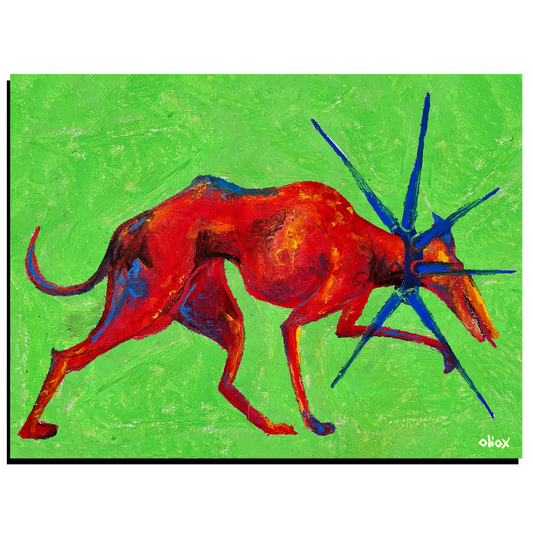 Hound Dog Art Print